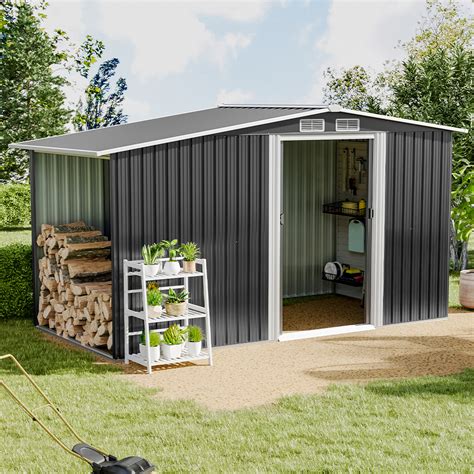 Metal Garden Shed Outdoor Storage