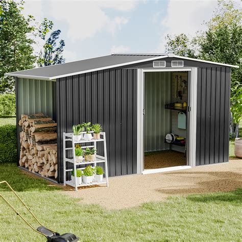 Metal Garden Shed Outdoor Storage