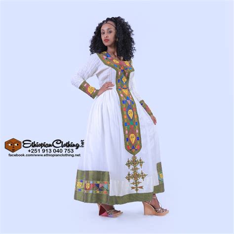 Beautiful Habeshan Dress Ethiopian Traditional Dresseritrean Dress