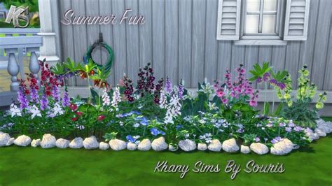 Khany Sims Plantes Et Fleurs Sims 4 Sims 4 Flowers Dand Plants