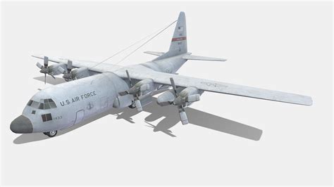 C 130 Military Cargo Plane Buy Royalty Free 3d Model By Studio Lab