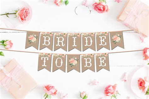 Bride To Be Banner Bridal Shower Banner Bride To Be Sign Etsy Canada