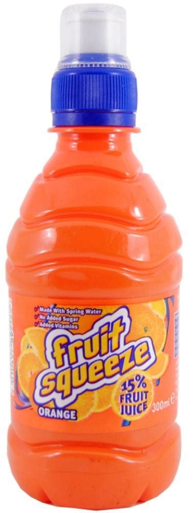 Fruit Squeeze Orange Juice Drink 300ml Approved Food