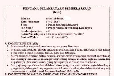 Check spelling or type a new query. RPP K13 Kelas 5 Tema 6 Panas dan Perpindahannya - Wahana Info Pendidikan