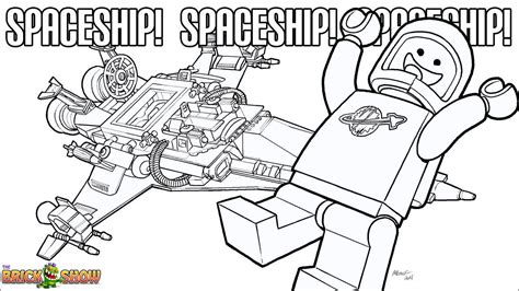 The LEGO Movie Coloring Page, LEGO Benny and His Spaceship Printable
