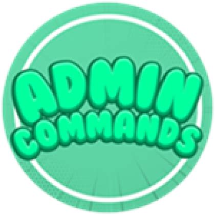 Admin Commands Roblox