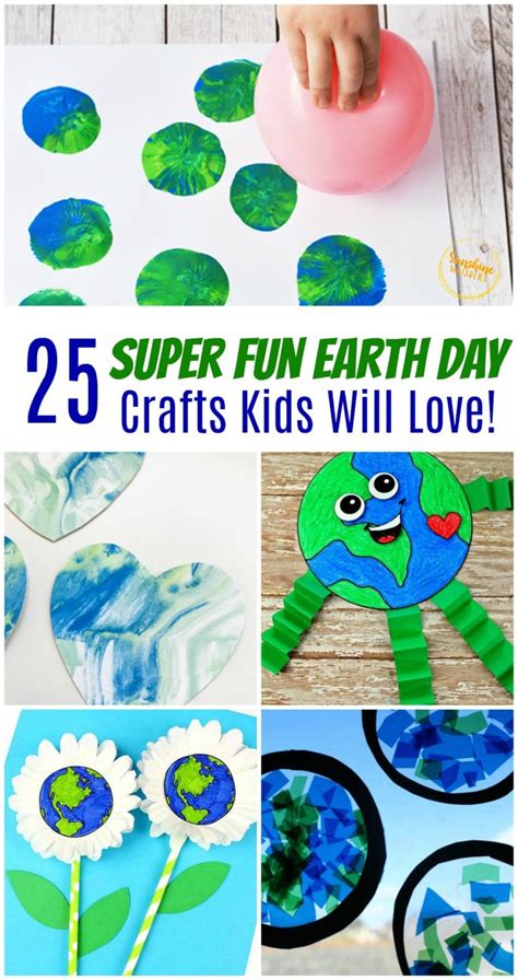 25 Super Fun Earth Day Crafts Kids Will Love Sunshine Whispers