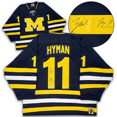 Zachary martin hyman (born june 9, 1992) is a canadian professional ice hockey forward and beyond the necessary physical skills, it's the mental side that separates hyman. Zach Hyman Michigan University Wolverines Autographed K1 ...