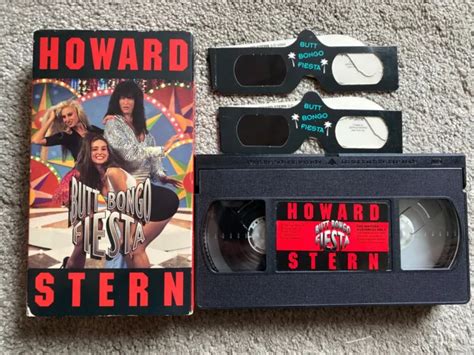 VINTAGE HOWARD Stern S Butt Bongo Fiesta D VHS MOVIE With Glasses
