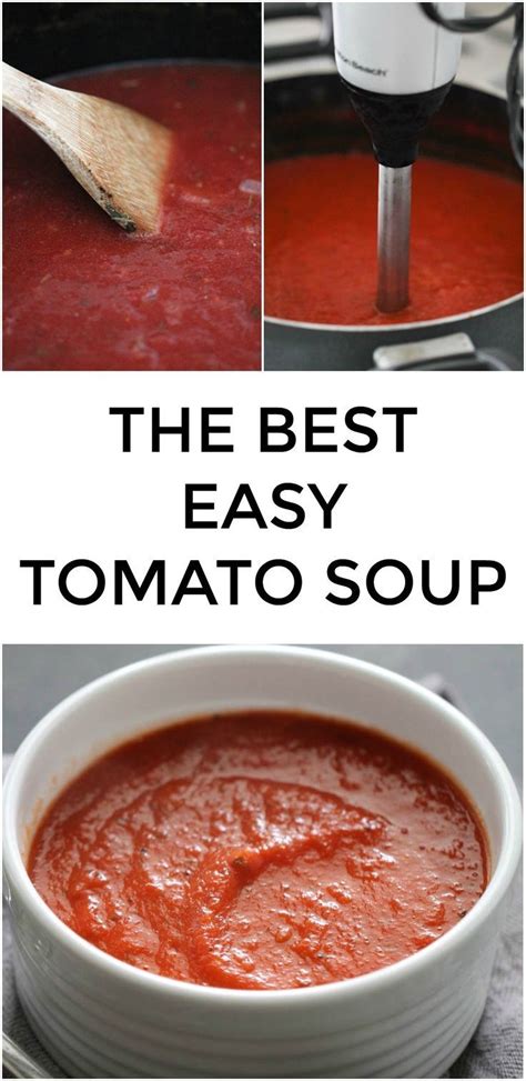 How to make instant pot tomato soup. Easy Homemade Tomato Soup Recipe | Recipe | Tomato soup ...
