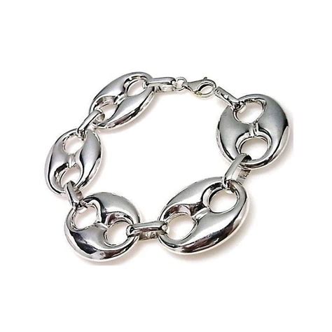 Address search in world cities. Pulsera calabrote grande plata lisa continuada de plata