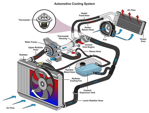 This diagram reveals how a system will collect heat from within a space, soak it up like a sponge, and push it back out into the air. Car Heater Repair in Mays Landing | Kneble's Auto Service Center