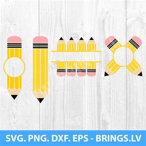 Pencil Cricut Svg