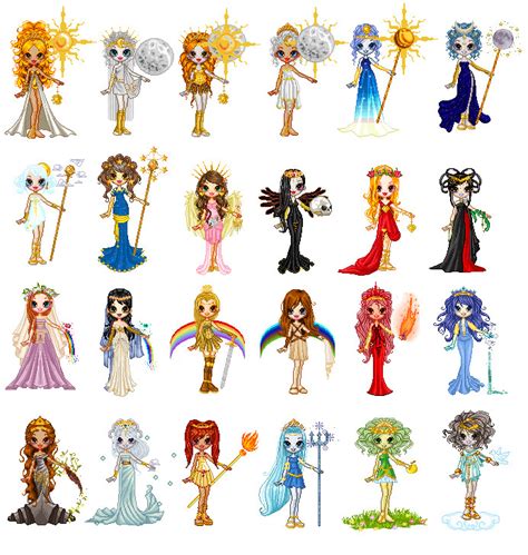 Greek Goddesses by LoveSacge on DeviantArt