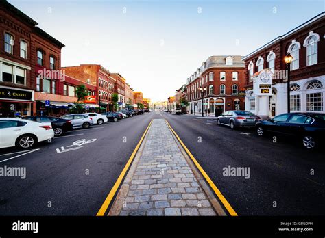 Main Street In Downtown Concord New Hampshire Stock Photo Alamy