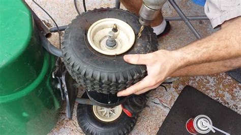How To Foam Fill Tire Run Flats Homemade Tractor Lawn Mower Tires