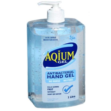 Canadian government approved hand sanitizers. Aqium Hand Sanitizer Gel (1 Litre)