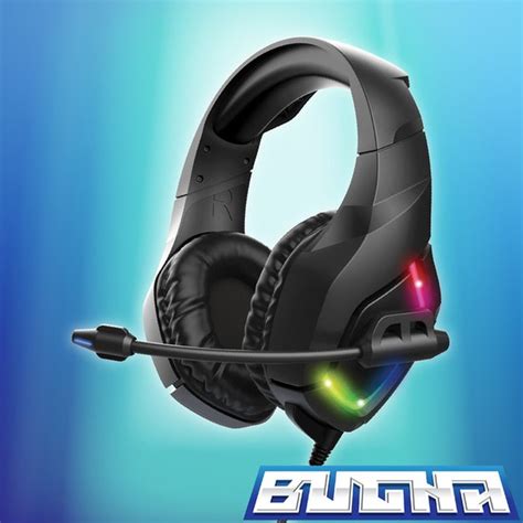 Five Below Bugha Limited Edition Black Led Gaming Headset With Boom Mic