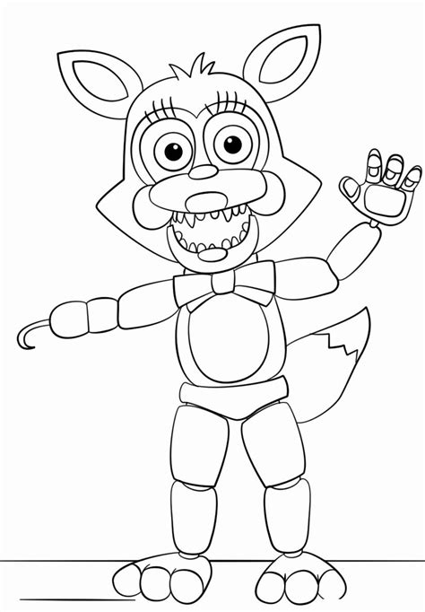 Hulk coloring pages for boys 16371. Funtime Foxy Coloring Page Luxury Free Printable Five ...