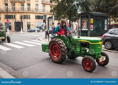 Tractors In Parade Line Editorial Photo 46168441