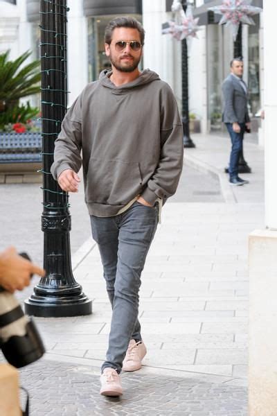 Shop our curated selection today! Scott Disick wearing Knyew Raw Edge Hoodie, Common ...
