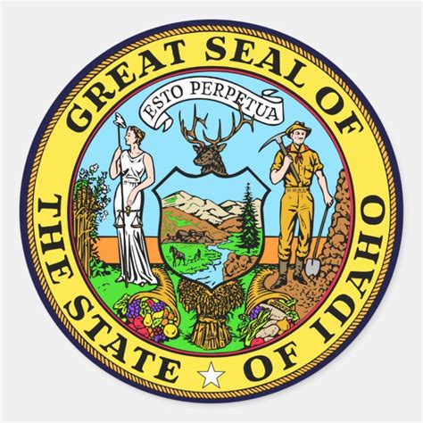 Idaho State Seal Zazzle