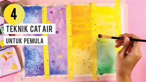Setelah lakaran dibuat pilih warna yang sesuai untuk. DIY PEMBATAS BUKU & TEKNIK CAT AIR UNTUK PEMULA - YouTube