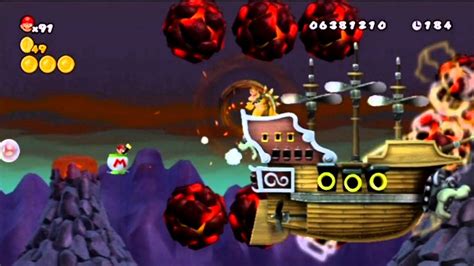 28 Newer Super Mario Bros Wii Hard Mode Final Boss Level