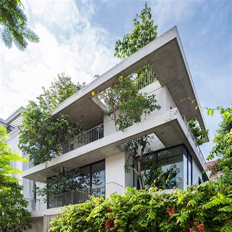Architect Vo Trong Nghia 2017 Stacked Planters House Ho Chi Minh City