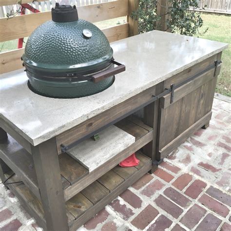 5 out of 5 stars. Big Green Egg: Concrete Top Table Plans | Diy outdoor ...