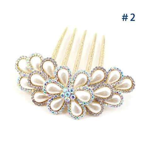 Crystal Pearl Butterfly Hairpin With Swarovski Elements Sygmall