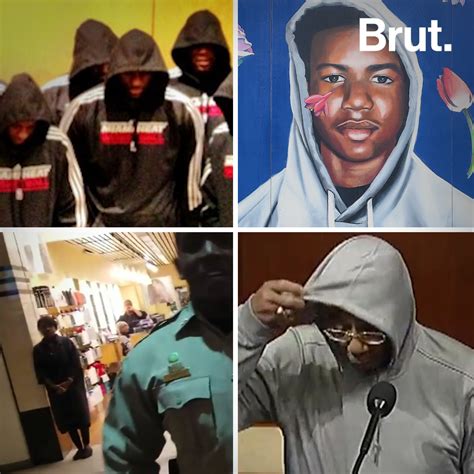 An image displaying mlk wearing trayvon martin's hoodie has gone viral today. Hoodies Still Problematic 7 Years After Trayvon Martin Death | Brut.