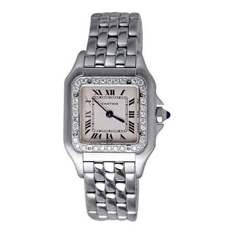 Cartier Panther Ladies Stainless Steel Panthere Watch W25033p5 1320 For