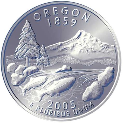 Oregon State Coins 2005 Oregon State Quarter 2003 Oregon Is Currently