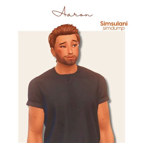 Simdump Aaron Simsulani Sims Hair Sims 4 The Sims 4 Packs