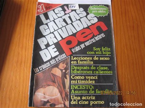 Las Cartas Privadas De Pen Nº 27 Revista Porno Comprar Revistas Para Adultos En Todocoleccion