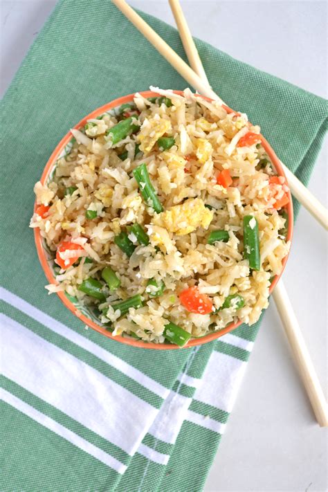 Add remaining soy sauce and continue cooking 1 minute more. Cauliflower Fried Rice - Whole30 - Little Bits of...