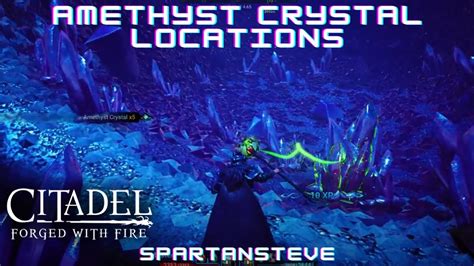 Citadel Forged With Fire Amethyst Crystal Locations Walkthrough