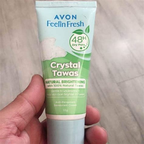 Avon Feelin Fresh Quelch Crystal Tawas Anti Perspirant Deodorant Cream