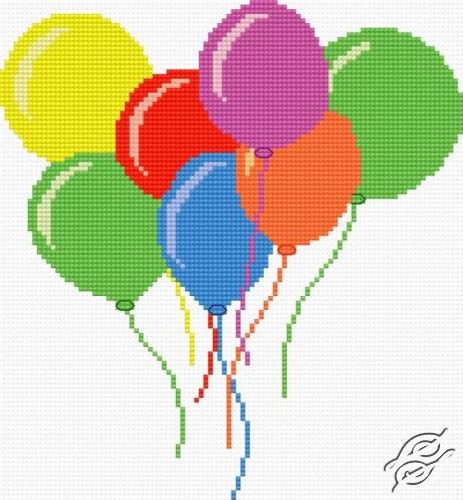 Free counted cross stitch patterns are easy to save and print out for use in creating lovely home. FREE PATTERNS - Special Occasions - Toy-Balloons - Gvello ...