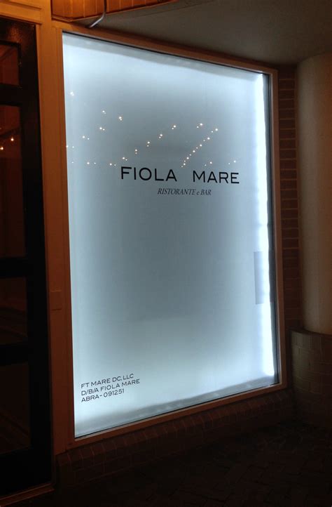 Fiola mare appears to have emerged as the centerpiece of his operation. Fiola Mare * Musings of Ms X.