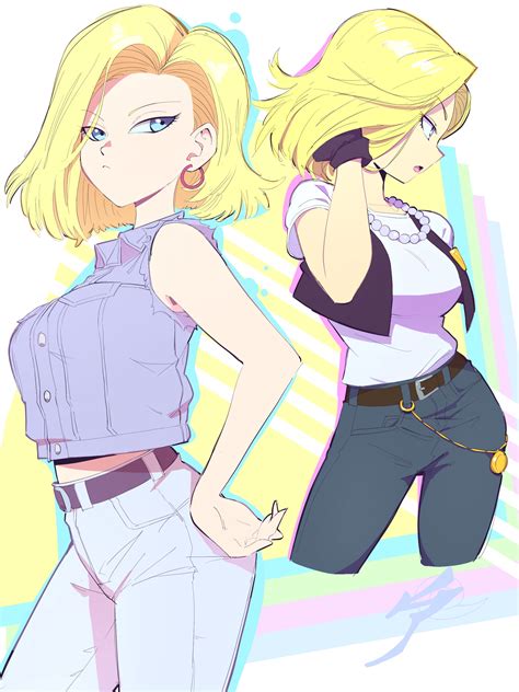 Android 18 Dragon Ball Z Mobile Wallpaper By Aetherion 3072064