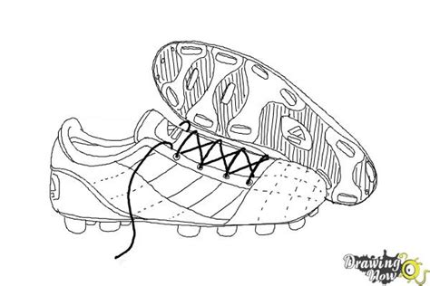 How To Draw Soccer Cleats Drawingnow