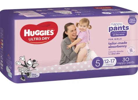 Buy Huggies Ultra Dry Nappy Girls Pants Size 5 At Mighty Ape Australia