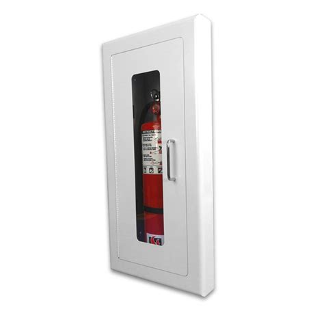 Fire extinguisher cabinets recessed, semi recessed steel fire extinguisher cabinet ambassador jl industries. Strike First Elite Architectural Series Semi-Recessed Fire ...