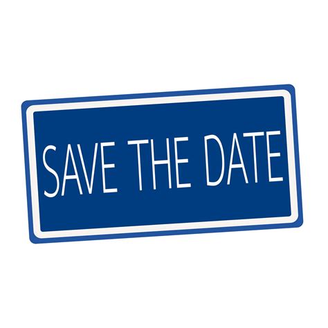 Save The Date White Stamp Text On Blue Free Stock Photo Public Domain