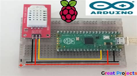 Great Projects Raspberry Pi Pico Dht11 Dht22 Arduino