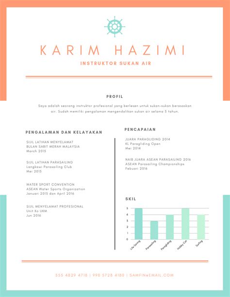 Contoh daftar riwayat hidup yang menarik. Contoh Template Resume Moden 1 • Kerja Kosong Kerajaan