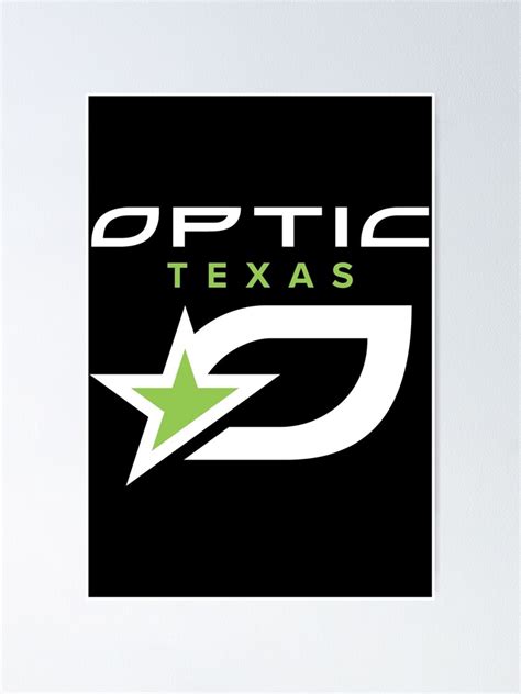 Optic Texas Merch Optictexas Logo Poster For Sale By Salmaishop