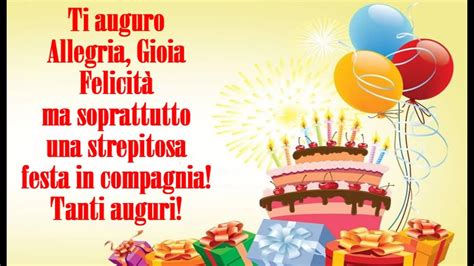 Potrai prendere spunto dalle tante originali frasi auguri compleanno e scrivere i tuoi auguri direttamente sui nostri biglietti compleanno oppure in email o scriverle negli sms. Un compleanno in compagnia.... - YouTube